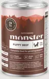 Monster koiranpennun ruoka Nauta 400g - Koiran märkäruoka - 40246 - 1