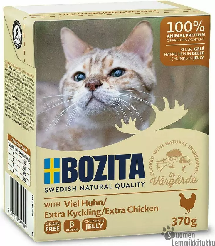 Bozita kanapaloja hyytelössä 370g - Kissan märkäruoka - 39016 - 1