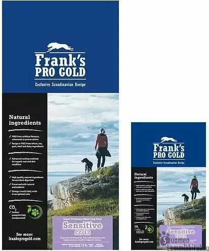 Frank´s Pro Gold Sensitive 15 kg - Kalkkunakuivaruoka koiralle - 38606 - 1