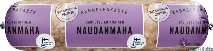 Jauhettu naudanmaha 500g pötkö, luuton, ennakkotilaus 12x500g - Kennelpakaste raakaruoka - 42706 - 1