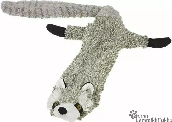 Koiranlelu Täytteetön metsäneläin pesukarhu - Koiran täytteettömät ja litteät lelut - 39246 - 1