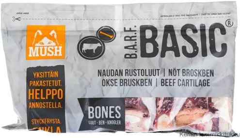 Naudan rustoluut 7x800g, ennakkotilaustuote - Mush raakaruoka - 37336 - 1