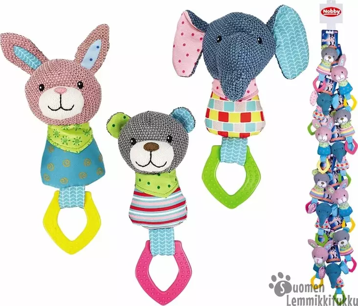 Nobby Pehmolelu pururenkaalla - Koiran pehmolelut - 40966 - 1