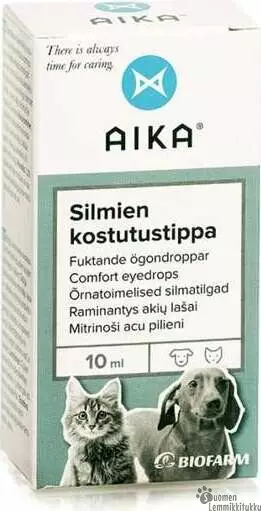 Aika Silmien kostutustippa 10 ml - Koiran silmien, korvien, hampaiden hoito - 42516 - 1