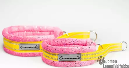 Kusse & Kutta minipanta kimalle - Koiran puolikiristävät pannat - 41937 - 2