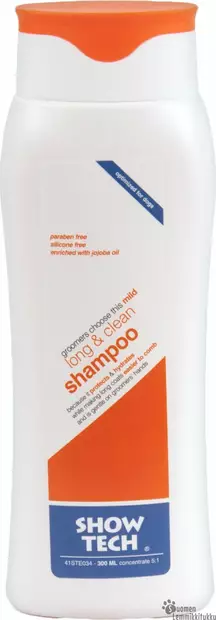 Show Tech Long & clean shampoo 300ml - Koiran shampoot - 42527 - 1