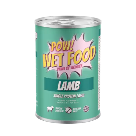 POW! Adult Lamb säilyke 400g - Koiran märkäruoka - 43017 - 1