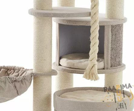 Raapimapuu Fida, beige-pellava - Kissan raapimapuut - 37277 - 2