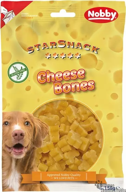 Nobby StarSnack Cheese Bones 150 g - Pehmeät makupalat koiralle - 42587 - 1