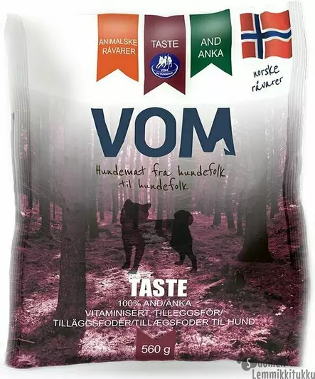 Vom Taste Ankka pulla 0,560kg - Koiran raakaruoka - 40597 - 1