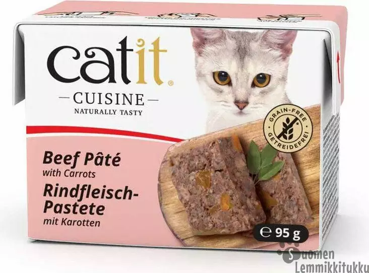 Catit Cuisine Pate Nauta&Porkkana 95g - Kissan märkäruoka - 42017 - 1