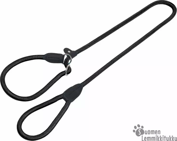 Noutajatalutin Fun Royal 170cm x 9 mm, musta - Koiran nylonhihnat - 39117 - 1