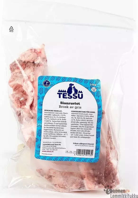 Sianrusto raaka, 4x1kg, ennakkotilaus - Tessu raakaruoka - 41397 - 1