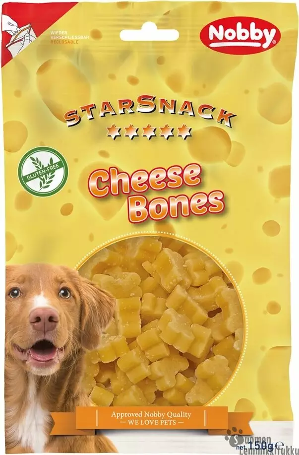 Nobby StarSnack Cheese Bones 150 g - Pehmeät makupalat koiralle - 42587 - 1