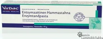 Virbac entsymaattinen Hammastahna 70g - Koiran silmien, korvien, hampaiden hoito - 37647 - 1