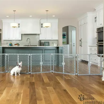 Carlson 2-in-1 muoviportti ja pentuaitaus, 6 paneelia - Koiraportit ja aitaukset sisälle - 37428 - 2