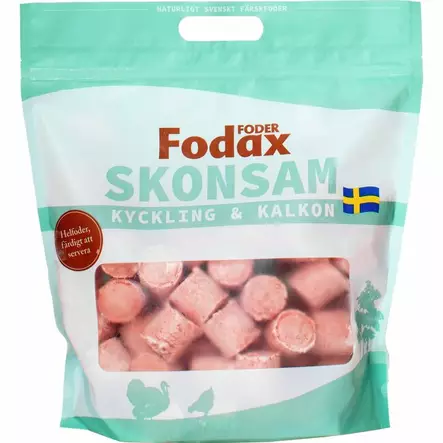 Fodax Skönsam (herkkä) 5x1,5kg=7,5kg - Mush raakaruoka - 43168 - 1