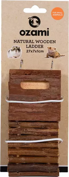 Ozami puusilta 27x7cm - Kanin ja jyrsijän mökit ja sisustus - 42948 - 1