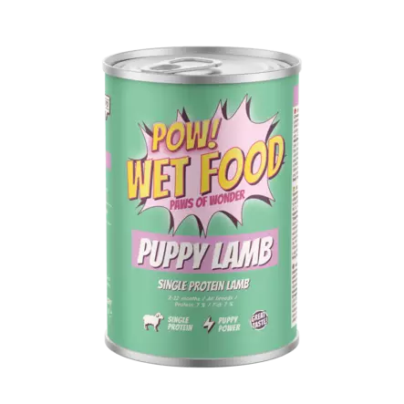 POW! Puppy Lamb säilyke 400g - Koiran märkäruoka - 43018 - 1