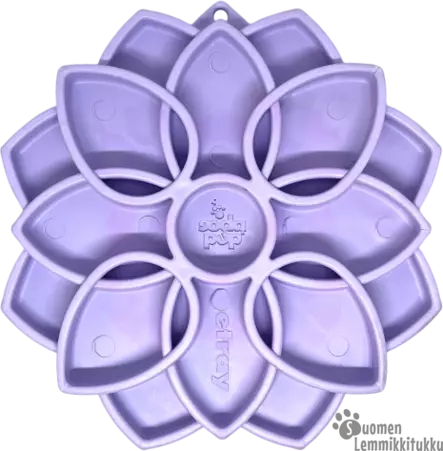 Sodapup Mandala ruokinta-alusta Softie imukupeilla –violetti - Koiran ruokakupit - 42408 - 1