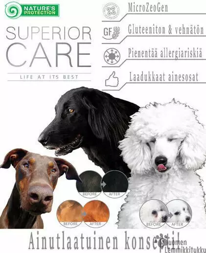 Superior Care White Dogs all breed, valkoisille koirille, vaaleat kalat 10kg - Erikoiskuivaruoka koiralle - 42678 - 2