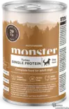 Monster Single Protein Kalkkuna 400g - Koiran märkäruoka - 40248 - 1