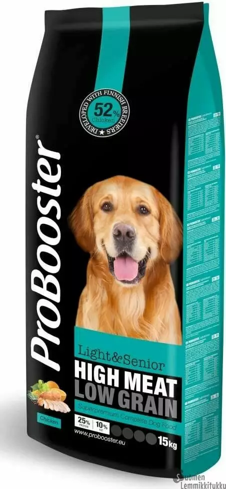 ProBooster Adult Light&Senior - Kuivaruoka vähäaktiiviselle koiralle - 38798 - 1
