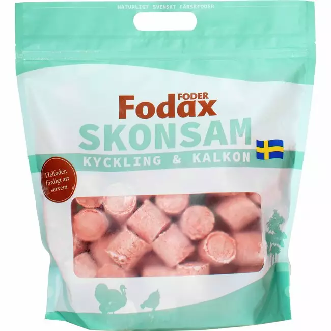 Fodax Skönsam (herkkä) 5x1,5kg=7,5kg - Mush raakaruoka - 43168 - 1