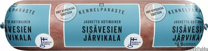 Jauhettu sisävesien järvikala 500g x 12 kpl, ennakkotilaus - Kennelpakaste raakaruoka - 42688 - 1