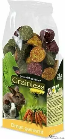 JR Grainless Drops viljaton nappi mix 140g - Kanin ja jyrsijän herkut - 37518 - 1