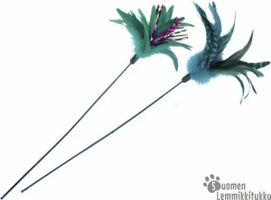 Nobby Kissanhuiska höyhenillä - Kissan huiskat ja onkilelut - 40208 - 1