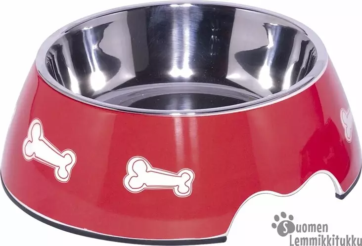 Koirankuppi, melamiini Bone punainen - Koiran ruokakupit - 41168 - 1