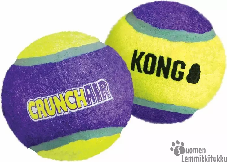 Kong Crunchair pallo, 6 cm, 3kpl - Koiran pallot ja heittolelut - 41848 - 1