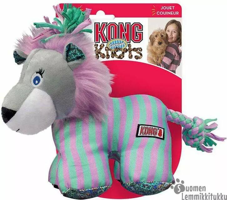 Kong Knots Carnivallion S/M 18x9x15 Cm - Koiran pehmolelut - 42058 - 1