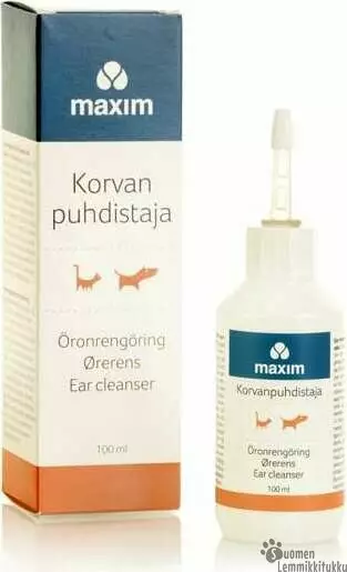 Maxim Korvanpuhdistaja 100ml - Koiran silmien, korvien, hampaiden hoito - 38158 - 1