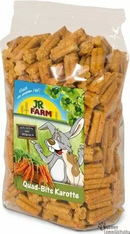 Quad Bits, porkkanapalat hammashoitoon, pelletti (Kaikille jyrsijöille ja kaneille) - Kanin ja jyrsijän herkut - 42478 - 1