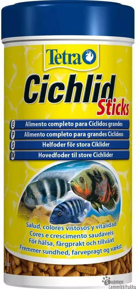 TetraPro Cichlid Sticks 250ml, isoille kaloille - Akvaario - 41908 - 1