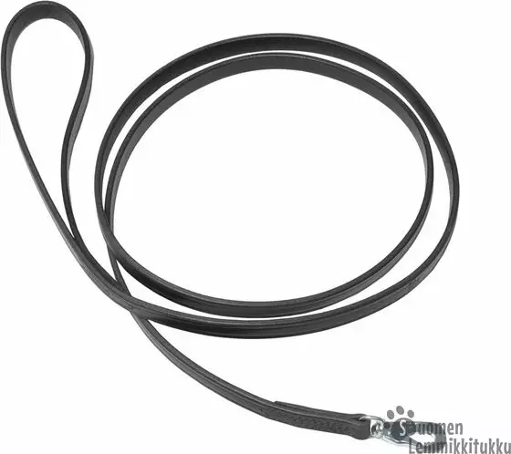 Wahlsten Vinkeä talutin 2m, musta - Koiran nahkahihnat - 42138 - 1