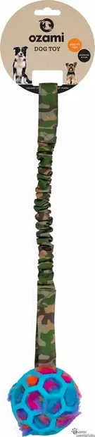 Ozami Play´ n Tug vihreä camo 50cm - Koiran palkkauslelut - 42719 - 1