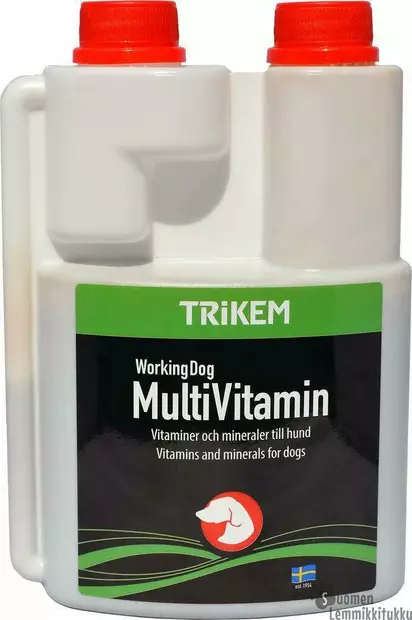 Trikem WorkingDog Multivitamiini, 500 ml - Koiran lisäravinteet ja öljyt - 38319 - 1