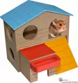 Duvo+ Hamsterin talo, puinen - Kanin ja jyrsijän mökit ja sisustus - 39179 - 1