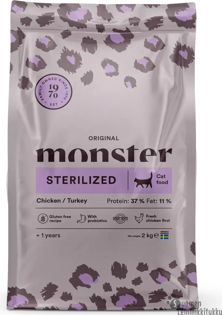 Cat Original Sterilized monster Kana/kalkkuna 2kg - Kissan kuivaruoka - 41229 - 1
