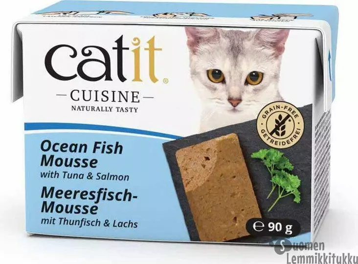 Cuisine Mousse Merikala (tonnikala & lohi) 95g - Kissan märkäruoka - 42019 - 1
