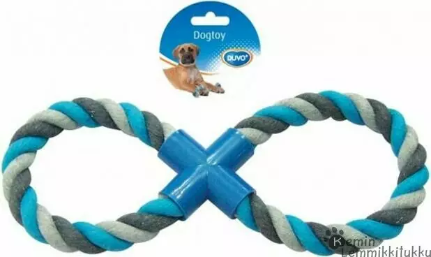 Duvo+ Köysilelu kahdeksikko - Koiran köysi- ja vetolelut - 39169 - 1