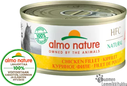 AlmoNature HFC Natural cat kananfile 70g - Kissan märkäruoka - 42069 - 1
