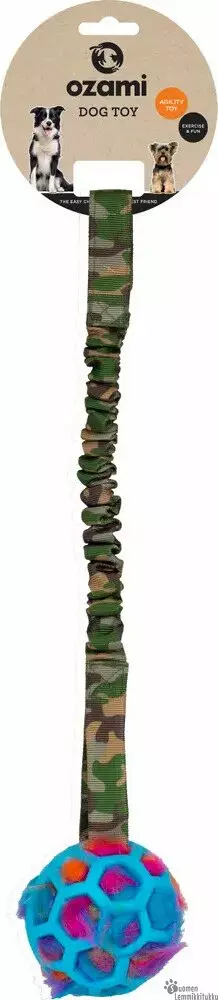 Ozami Play´ n Tug vihreä camo 50cm - Koiran palkkauslelut - 42719 - 1