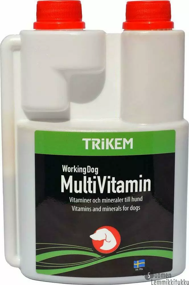 Trikem WorkingDog Multivitamiini, 500 ml - Koiran lisäravinteet ja öljyt - 38319 - 1
